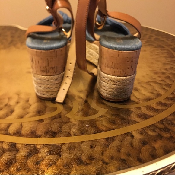 Michael Kors Platform Espadrille Wedge Shoe Sz. 8.5 - Picture 7 of 7